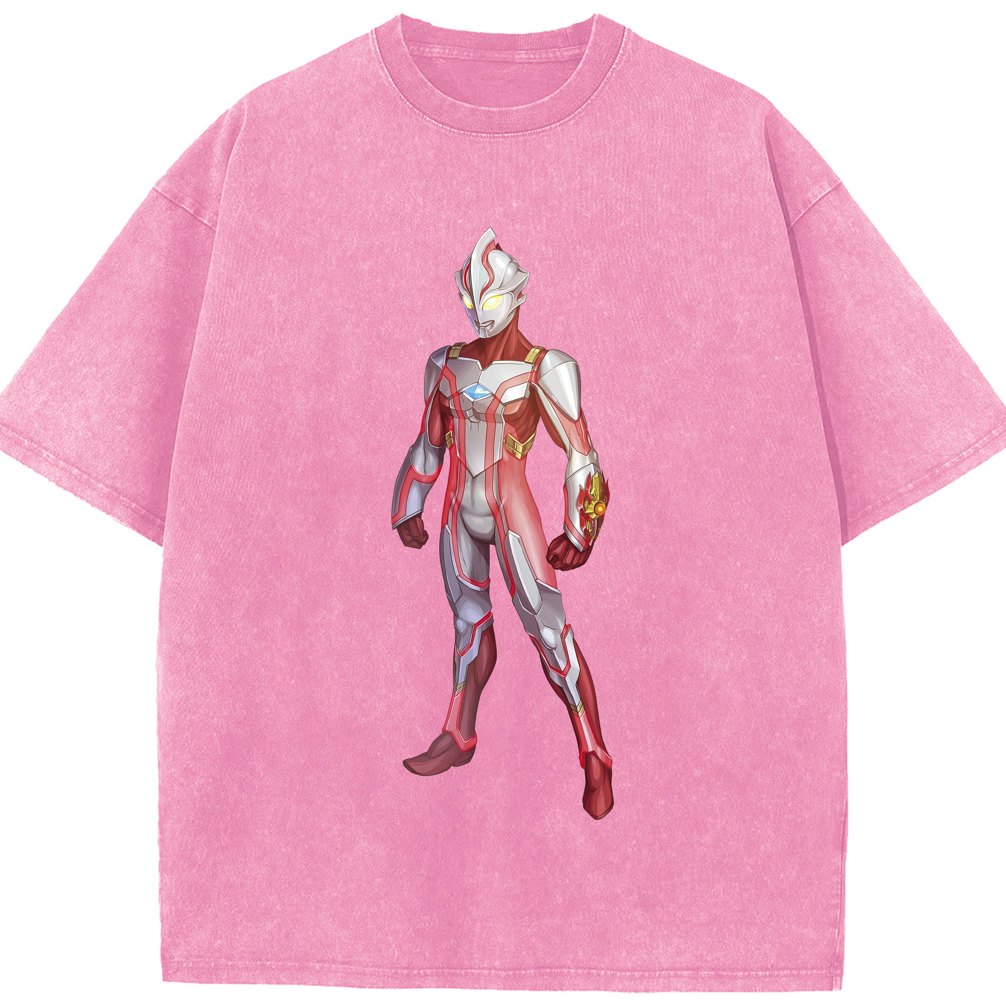 （画像用） ウルトラマン Ultraman 綿100% ヴィンテージ風 半袖Tシャツ（フロントプリント）